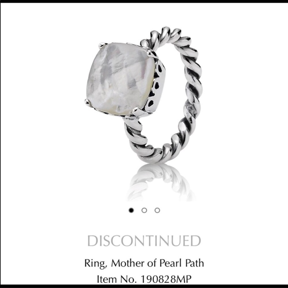 Pandora Mother of Pearl ring.
